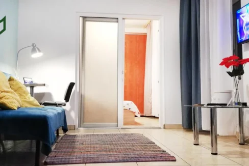 Modern living room in 1 bedroom apartment, 35 I.C. Bratianu Boulevard, Sector 3 Bucharest